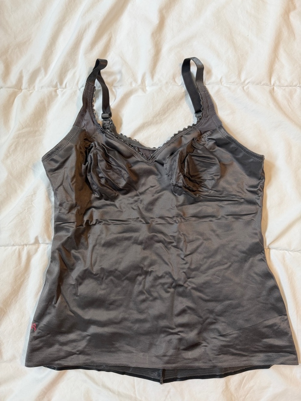 Ruby Ribbon Gray Shapewear Camisole